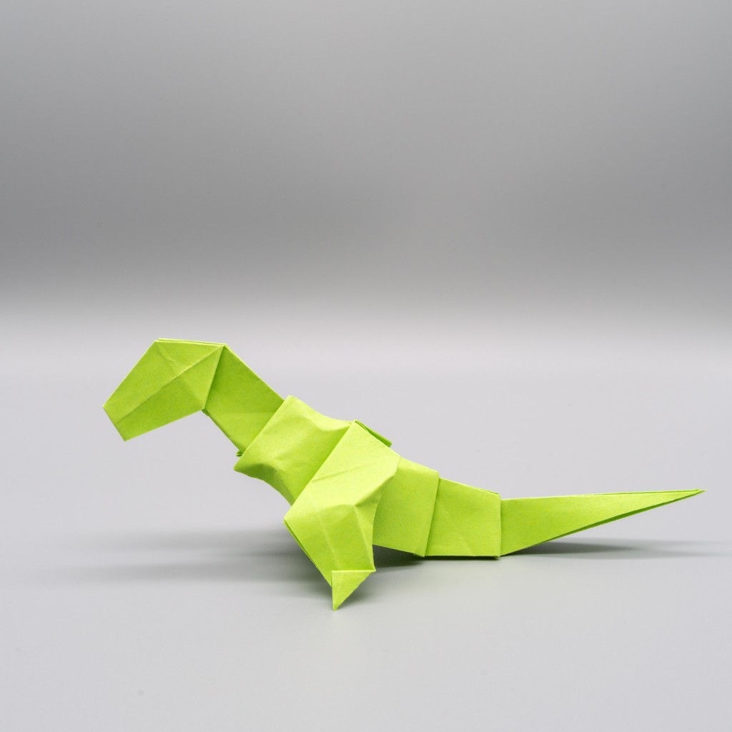 Origami Dinosaurier, handgemacht, Cool und Süß OrigamiTraum