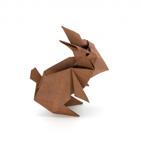 Origami Kaninchen handgemacht aus Papier