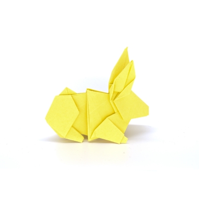 Origami Kaninchen handgemacht aus Papier