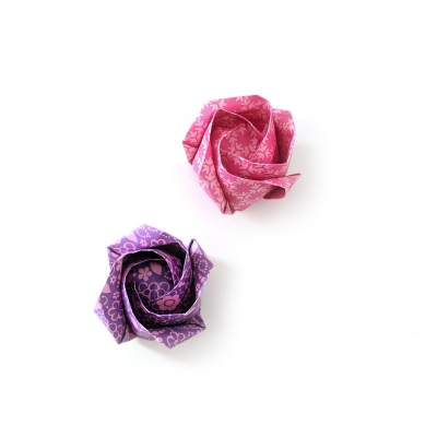 Origami Rose, Blumen, handgemacht, als Geschenk