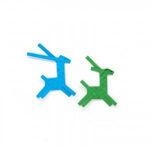 Origami Reh als Lesezeichen, Weihnacht Geschenk