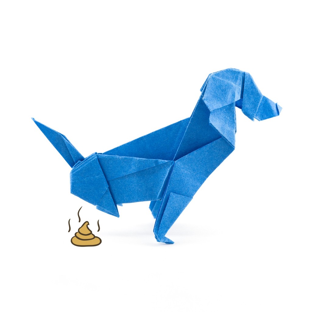 Origami hund 3