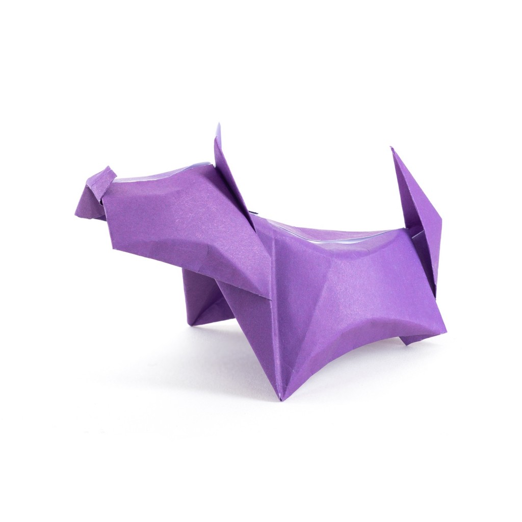 Origami hund 7