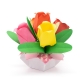 Origami Blumen, schöne Tulpe, aus Papier handgemacht, lebendig