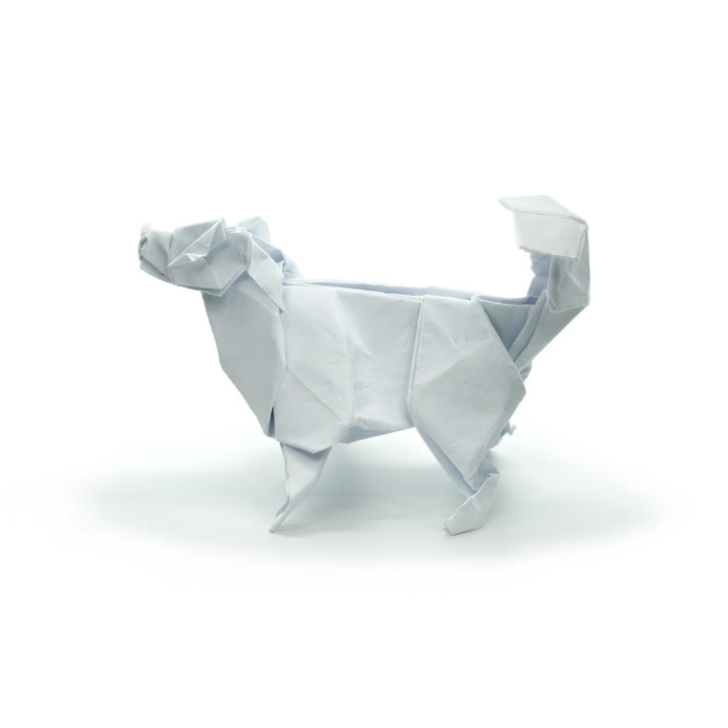 Origami hund 12